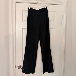 LUBLU Elegant Black Women's Dress Wool Pants